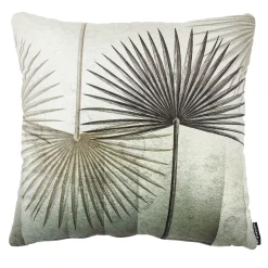 Set di 2 Cuscini Quadrati in Velluto con Motivo Foglie #7