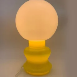 Set di 2 lampade da tavolo giallo limone