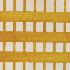 Set di 44 piastrelle bianche e gialle Alfabeto di Margherita Rui