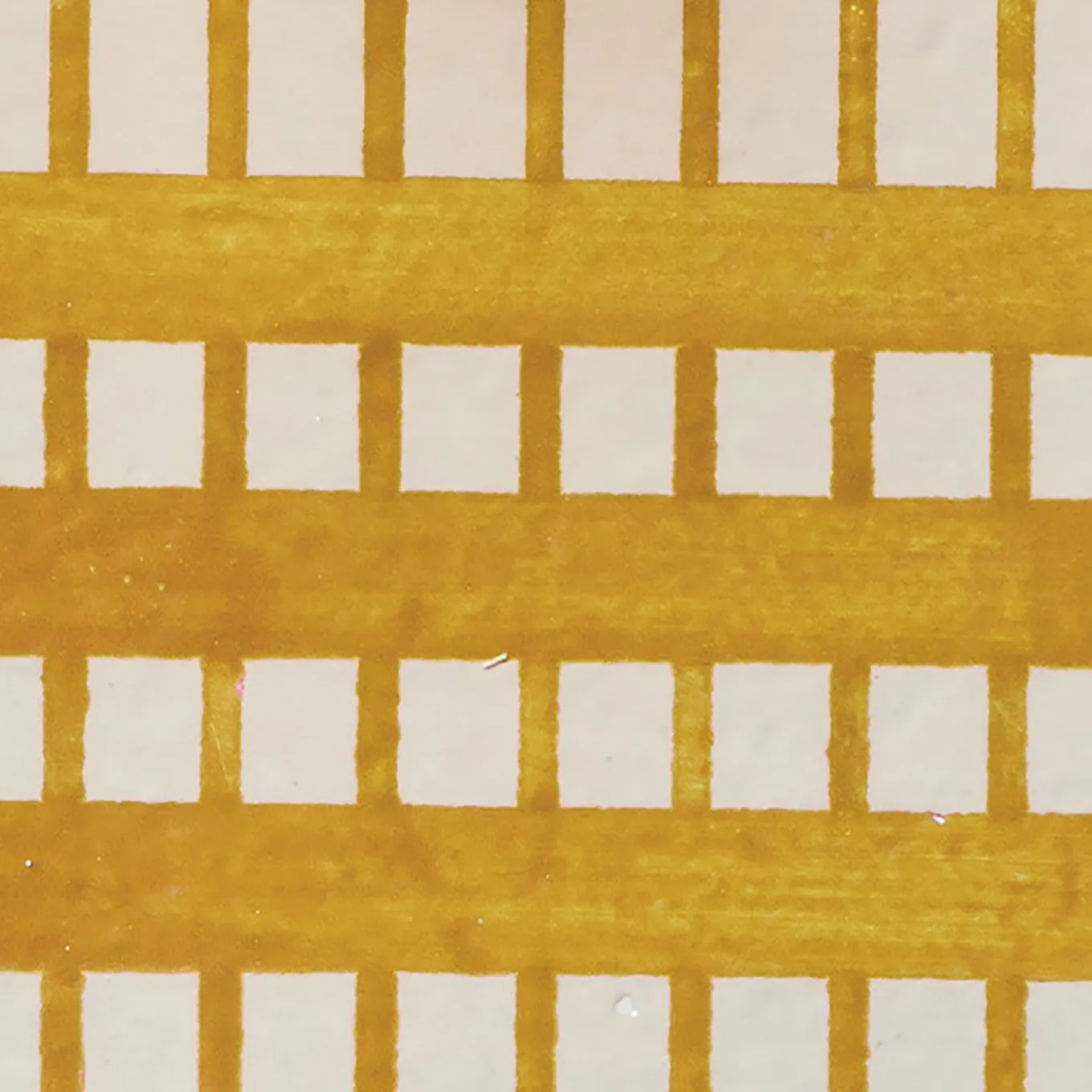 Set di 44 piastrelle bianche e gialle Alfabeto di Margherita Rui