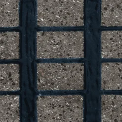 Set di 44 piastrelle blu e grigie Alfabeto di Margherita Rui