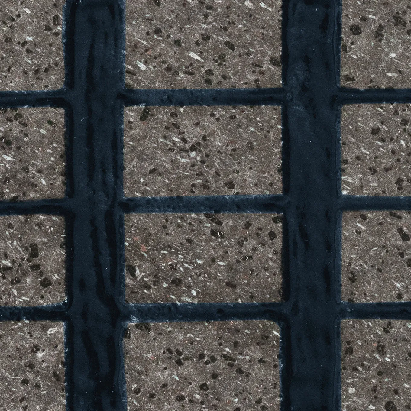 Set di 44 piastrelle blu e grigie Alfabeto di Margherita Rui