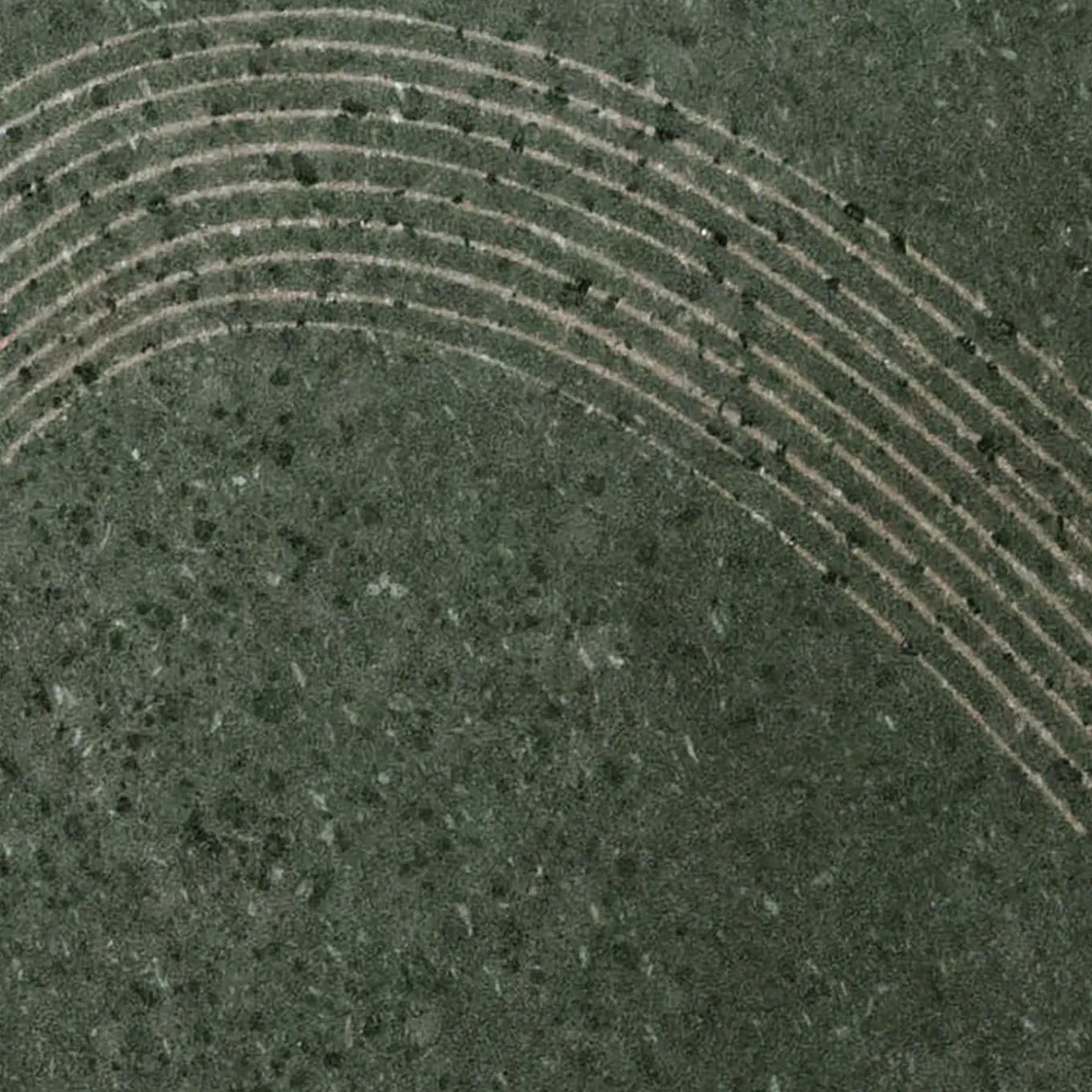 Set di 25 piastrelle verdi Scie di Margherita Rui