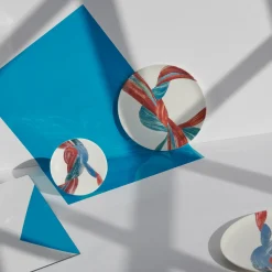 Set di 4 piatti da dessert Legami #1