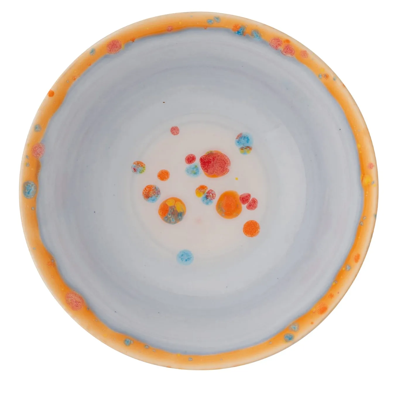 Set di 2 piatti da minestra Murrine Gray Coupe