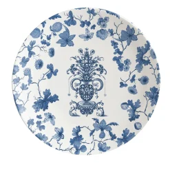 Set di 2 piatti da pane in porcellana Garden Of Eden con piccolo vaso blu #3