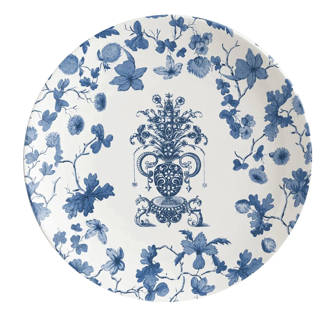 Set di 2 piatti da pane in porcellana Garden Of Eden con piccolo vaso blu #3