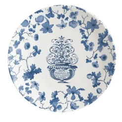 Set di 2 piatti da pane in porcellana Garden Of Eden con piccolo vaso blu #6