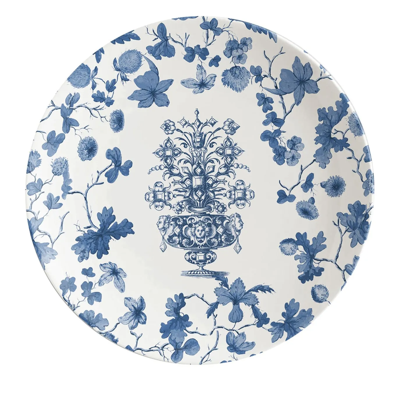 Set di 2 piatti da pane in porcellana Garden Of Eden con piccolo vaso blu #2