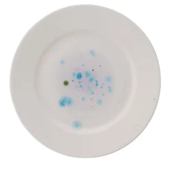 Set di 4 piatti da pane Murrine con bordo lilla