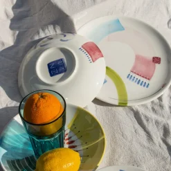 Set di 2 piatti da portata Cleopatra