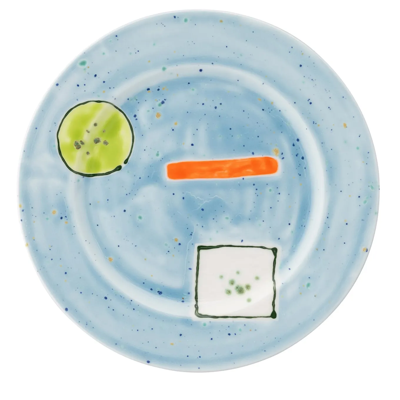 Set di 2 piatti da portata con bordo Sorbet