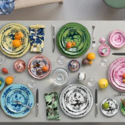 Set di 6 piatti da portata Oriente Italiano Iris