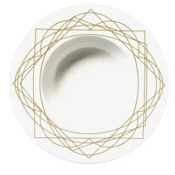 Set di 6 piatti da zuppa Baroqeat Oro di Salvatore Spataro
