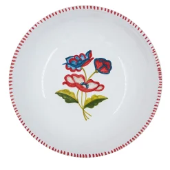 Set di 4 piatti da zuppa in ceramica rossa Gioia