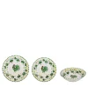 Set di 18 piatti Galletto Green