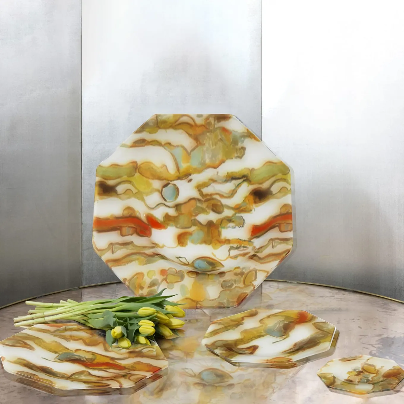 Set di 2 piatti grandi da cena Stromboli