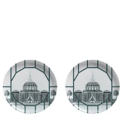 Set di 2 piatti in porcellana Topkapi I