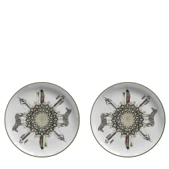 set di 2 piatti in porcellana Costantinopoli 8