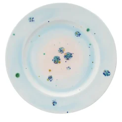 Set di 2 piatti piani blu Winter