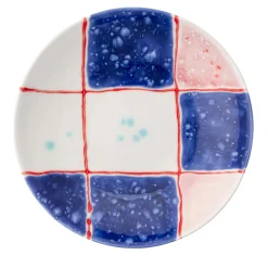 Set di 2 piatti piani da zuppa Tartan