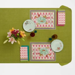 Set di 3 Piatti Piani Veranda Celadon