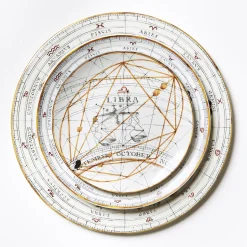 Set di 12 Piatti Piani Zodiaco