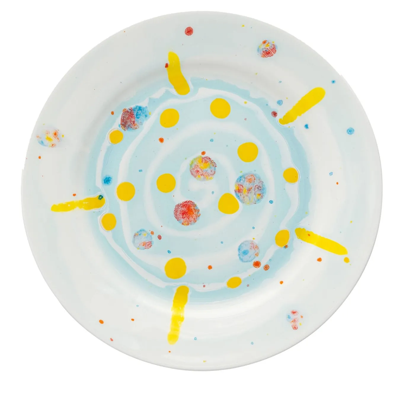 Set di 4 piattini da dessert estivi