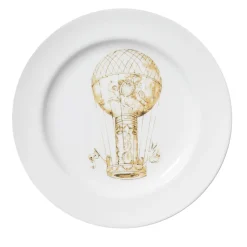 Set di 4 Piattini da Dessert Mongolfiere