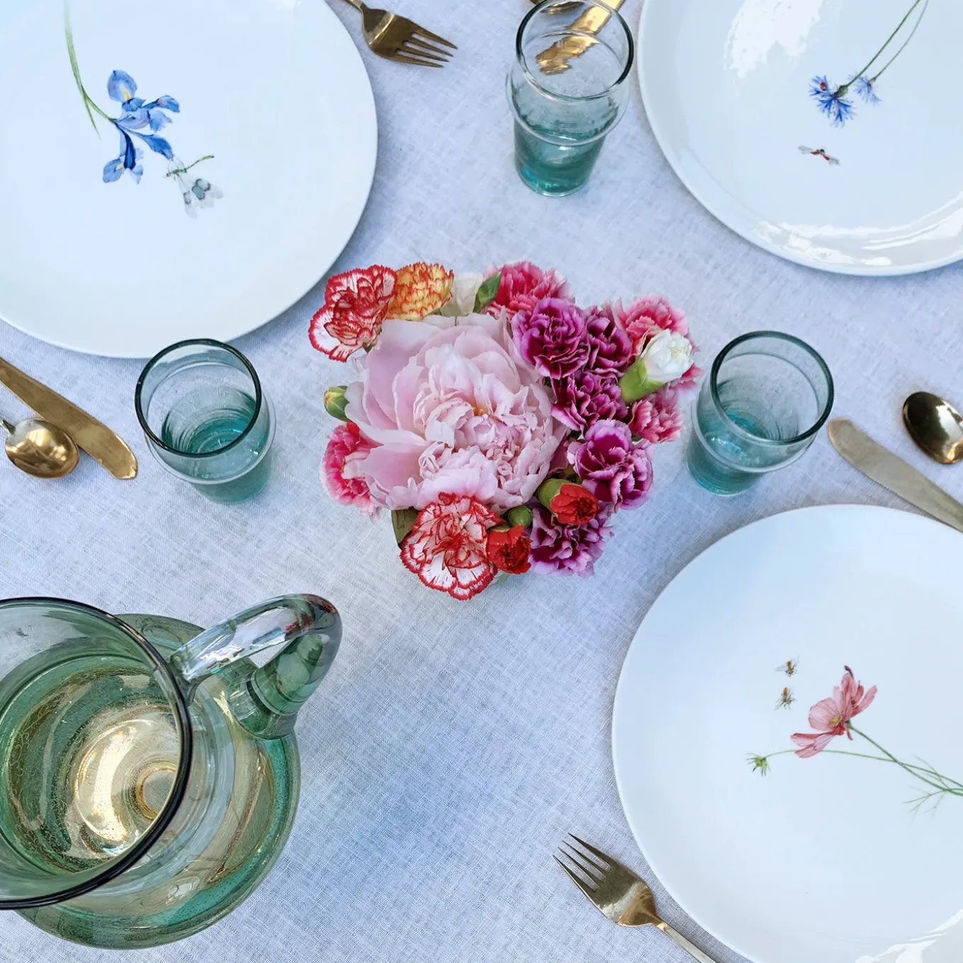 Set di 12 Piattini da Dessert Bloom