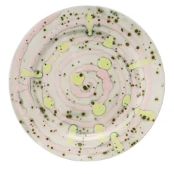 Set di 4 piattini da dessert autunnali con bordo