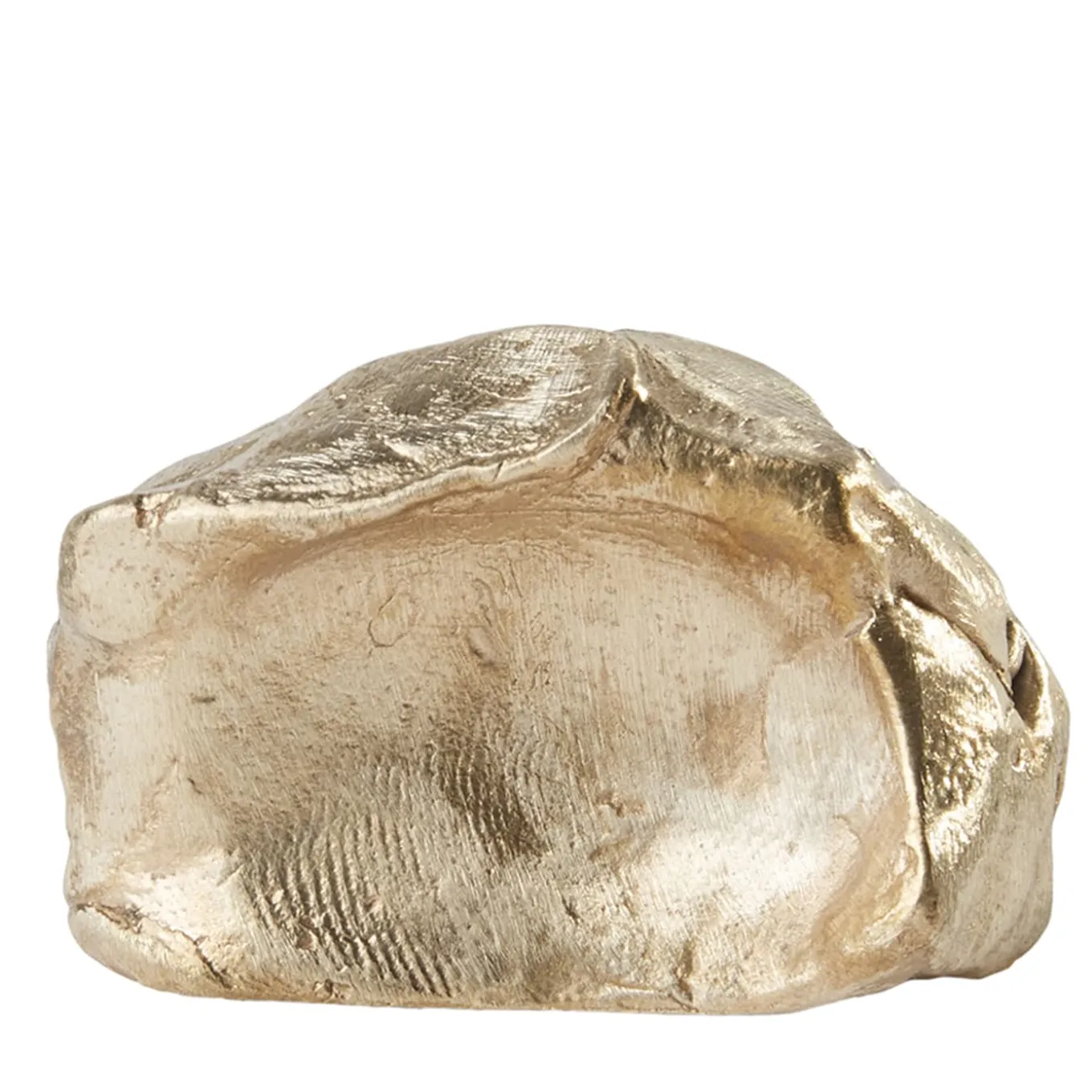 Set di 4 pomelli in ottone per porte Impronta #2 di Nicole Valenti