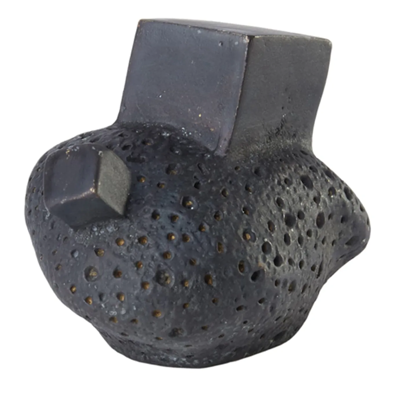 Set di 4 pomelli neri per porte Pietra #4 di Nicole Valenti