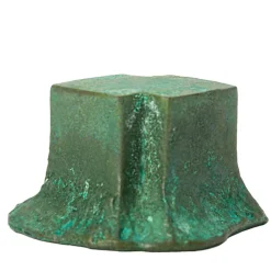 Set di 4 pomelli verdi per porte Solido #2 di Nicole Valenti