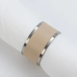 Set di 2 porta tovaglioli Madeleine Cappuccino Beige