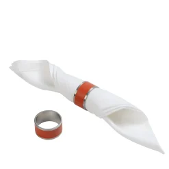 Set di 2 porta tovaglioli Madeleine Spritz arancione