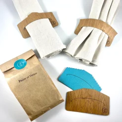 Set di 12 portatovaglioli Canal Grande di Elia Venturini