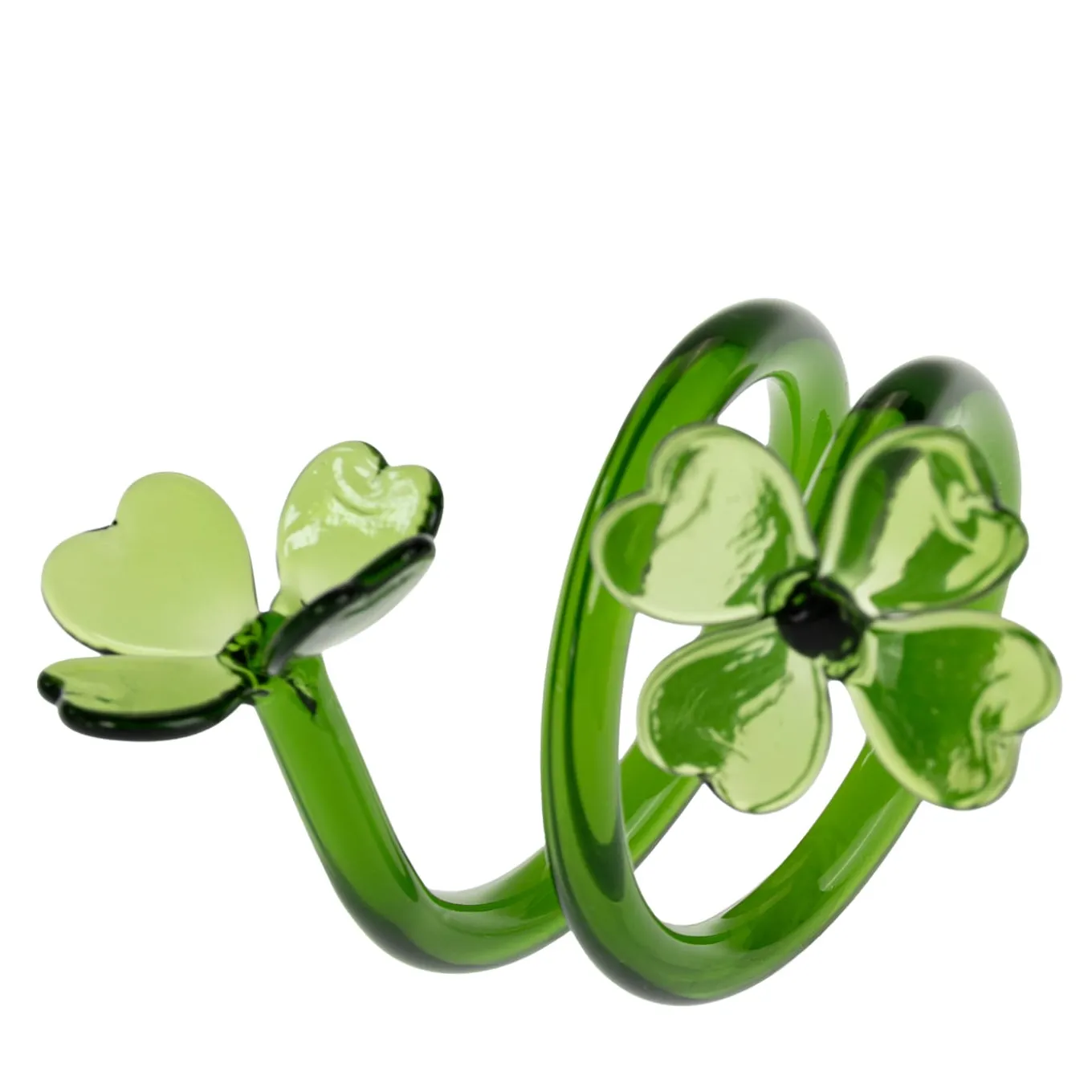 Set di 6 portatovaglioli in vetro realizzati a mano