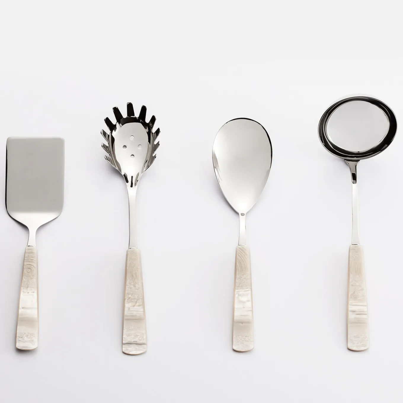 Set di 2 posate da portata piatte Atlas