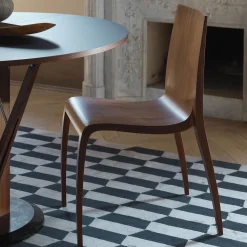 Set di 2 sedie in legno Ki di Mario Bellini