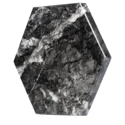 Set di 2 sottobicchieri Convivio in marmo Grigio Carnico