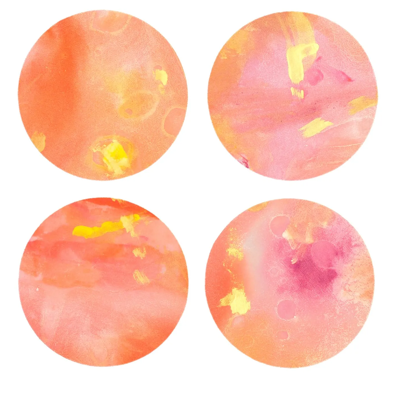 Set di 8 sottobicchieri Dafne