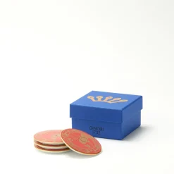 Set di 4 Sottobicchieri Oriente Italiano Rubrum