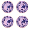 Set di 4 Sottobicchieri Oriente Italiano Azalea