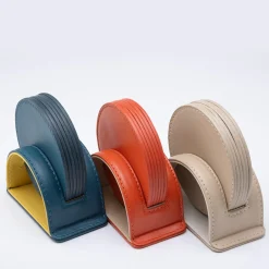 Set di 6 sottobicchieri rotondi Dalì Soft Capuccino Beige e Luna White