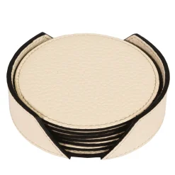 Set di 6 sottobicchieri Wings White