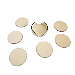 Set di 6 sottobicchieri Wings White