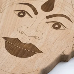 Set di 2 taglieri intarsiati Teste di Moro di Gabriele E. M. D'Angelo