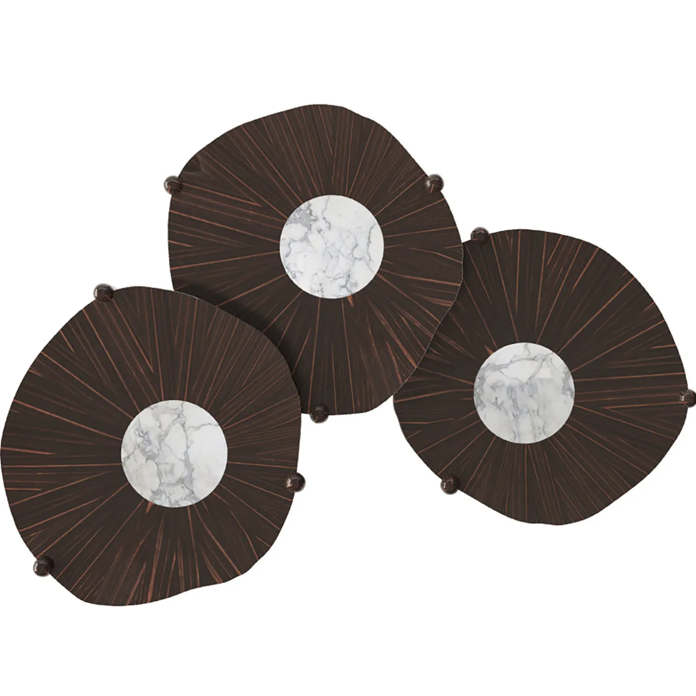 Set di 3 tavolini Fyllo