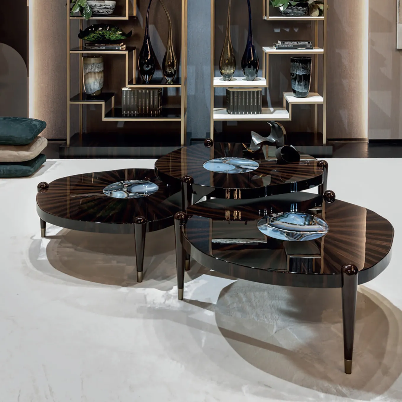 Set di 3 tavolini Fyllo